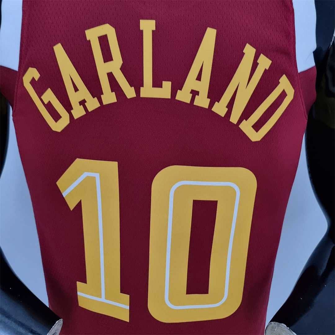2022 Cleveland Cavaliers GARLAND#10 Urban Edition Red NBA Jersey 8