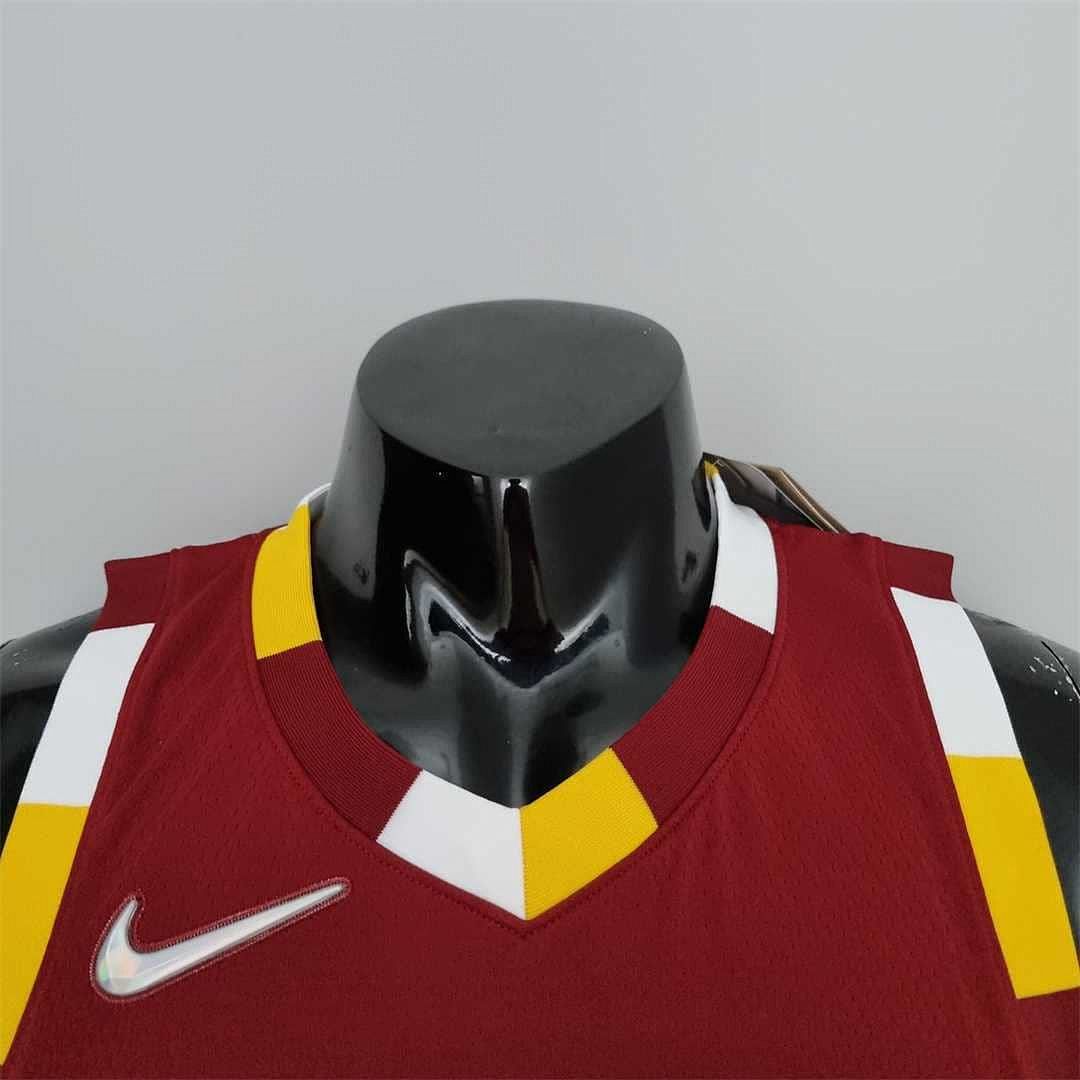 2022 Cleveland Cavaliers Irving#2 Urban Edition Red NBA Jersey 3