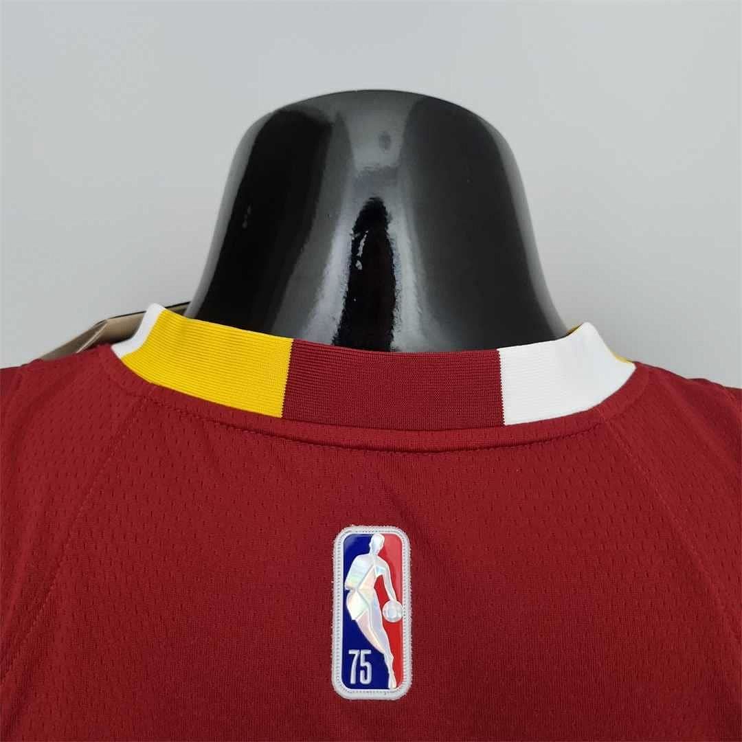 2022 Cleveland Cavaliers JAMES#23 Urban Edition Red NBA Jersey 4