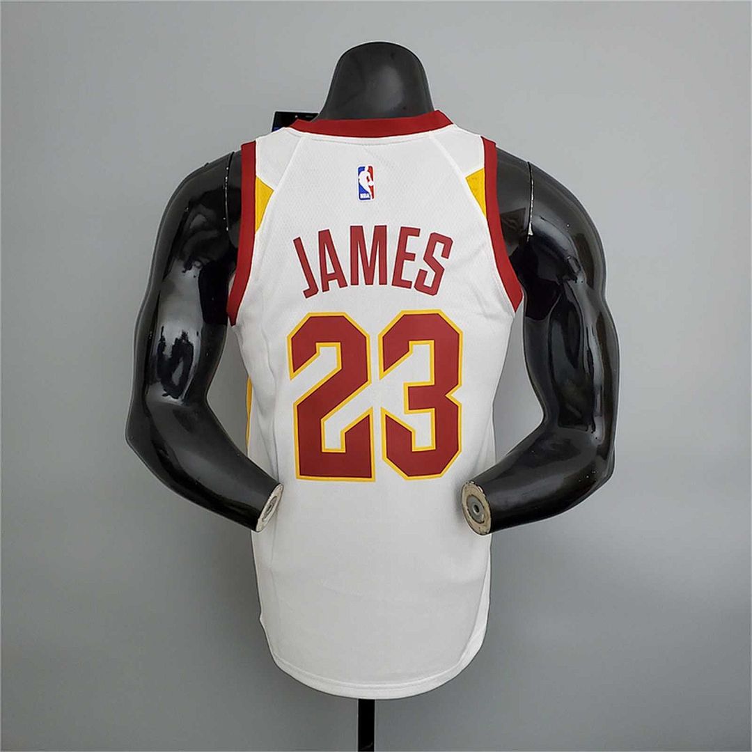 Cavaliers James #23 White 2