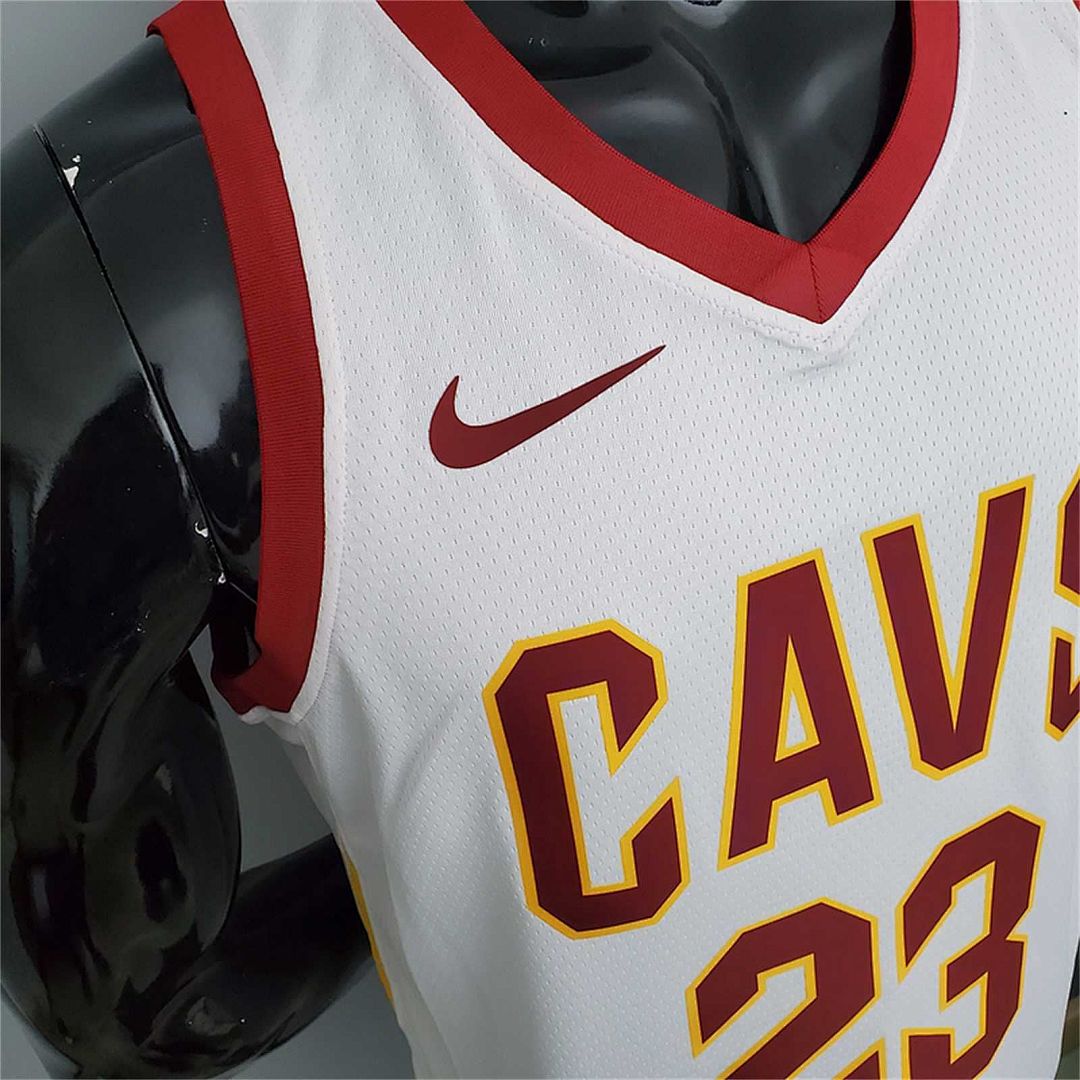 Cavaliers James #23 White 8