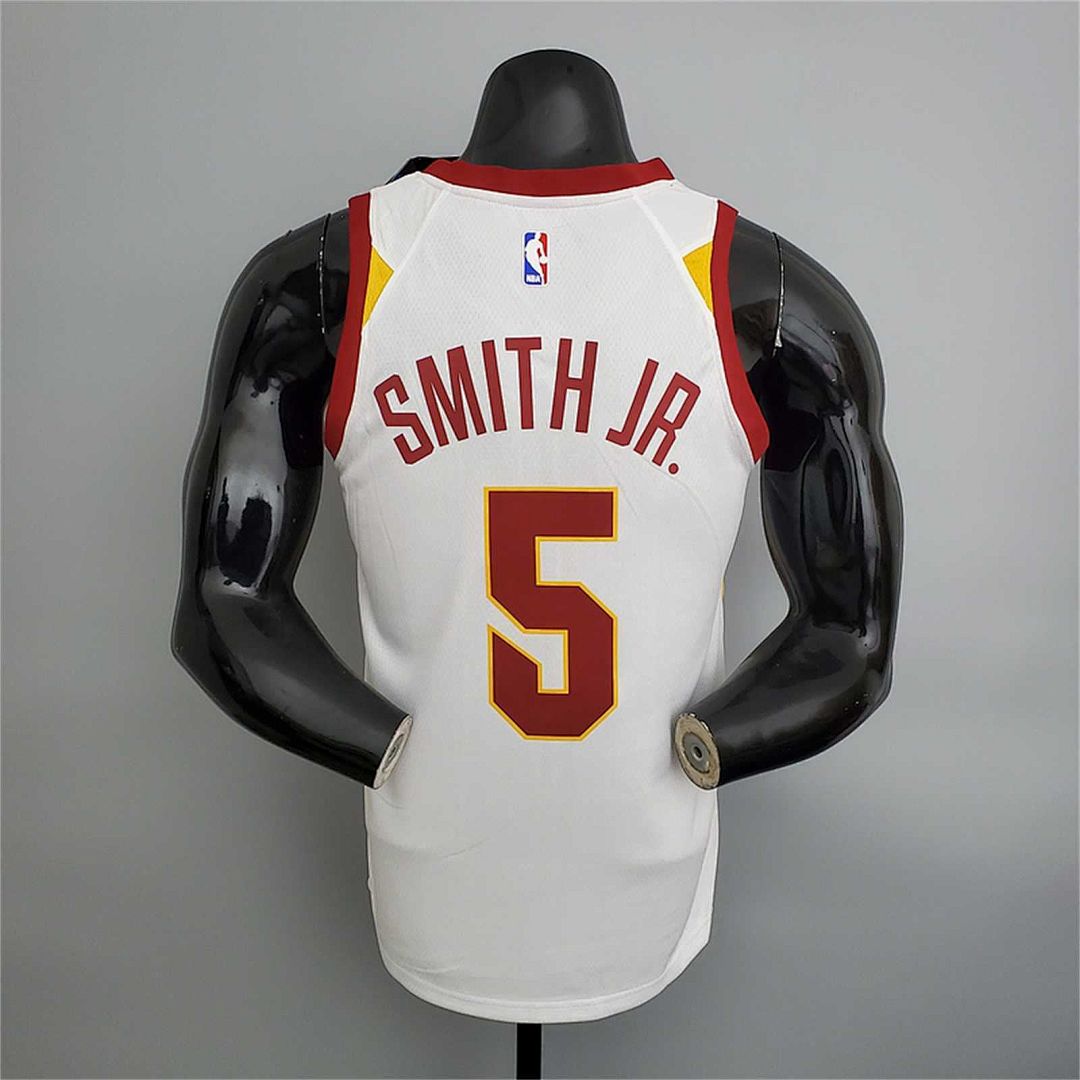 Cavaliers Smith JR.#5 White 2