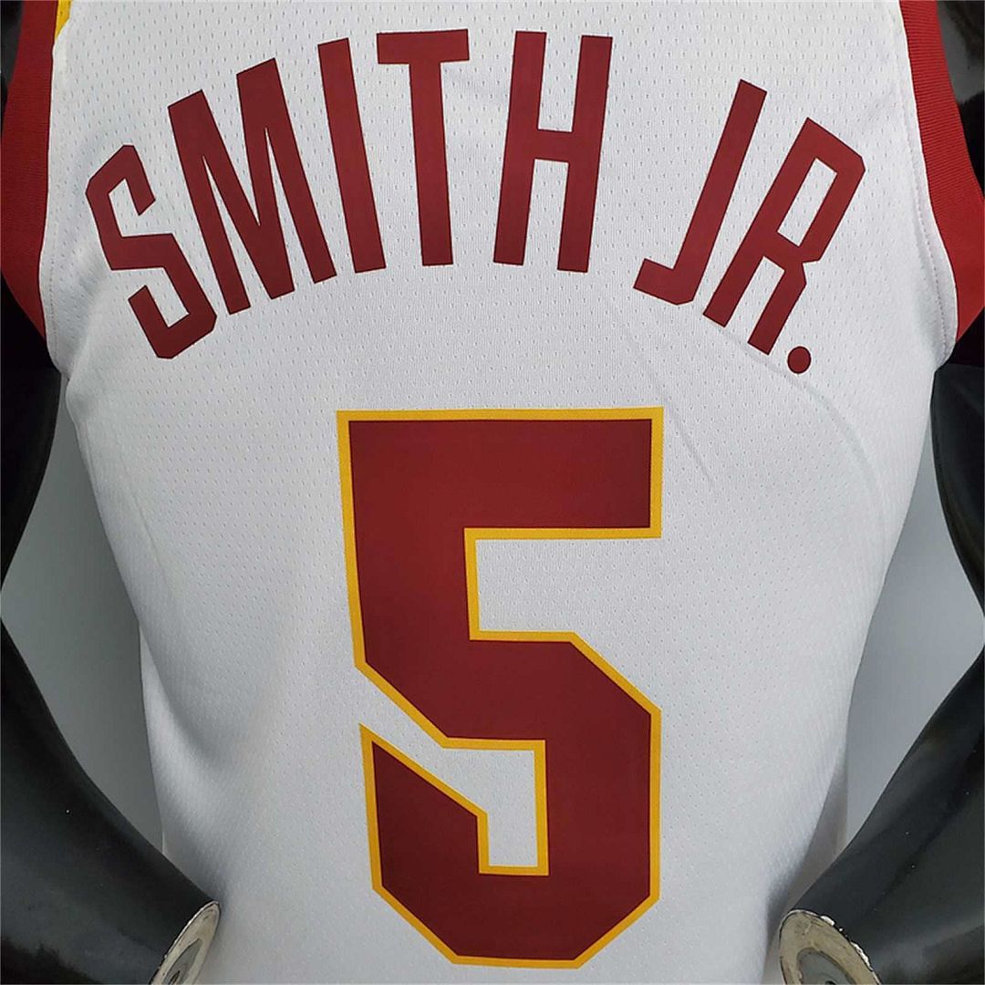 Cavaliers Smith JR.#5 White 3