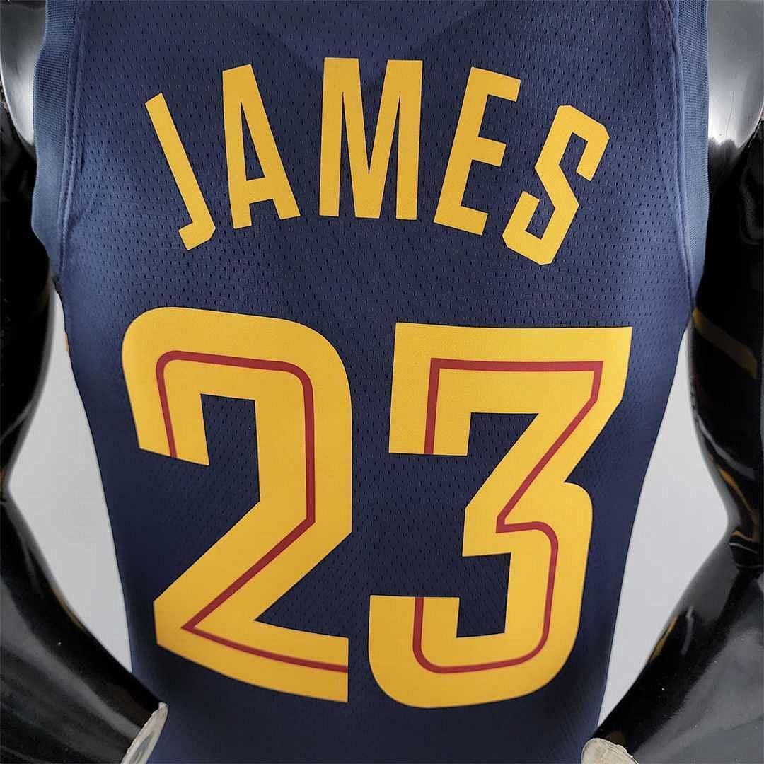 Cleveland Cavaliers JAMES #23 Striped NBA Jersey 8