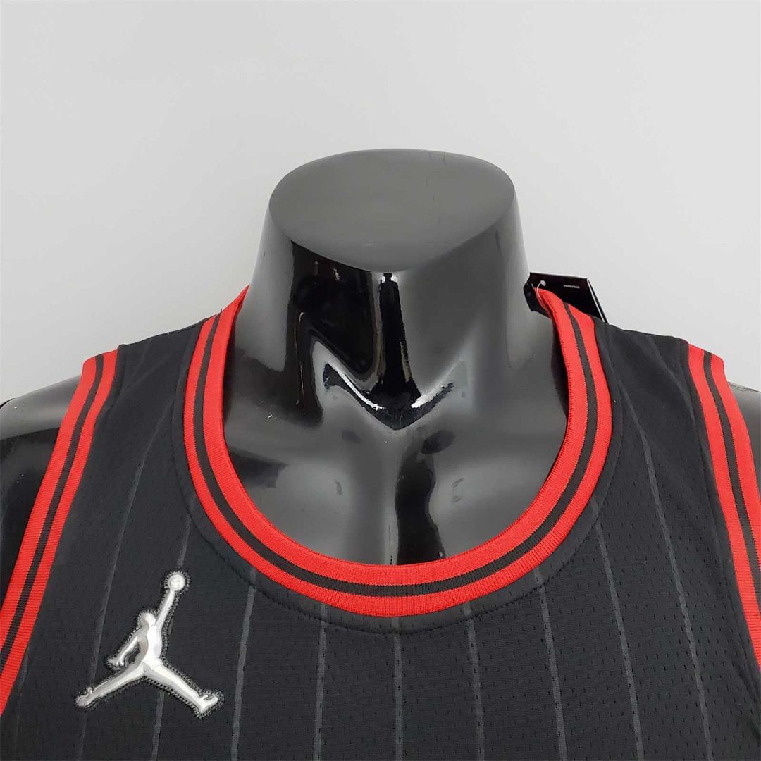 75th Anniversary Ball #2 Bulls Flyers Black NBA Jersey 3