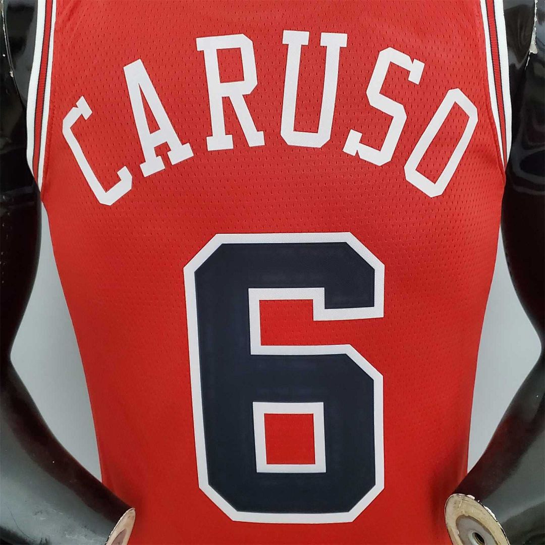75th Anniversary CARUSO#6 Bulls Red 7