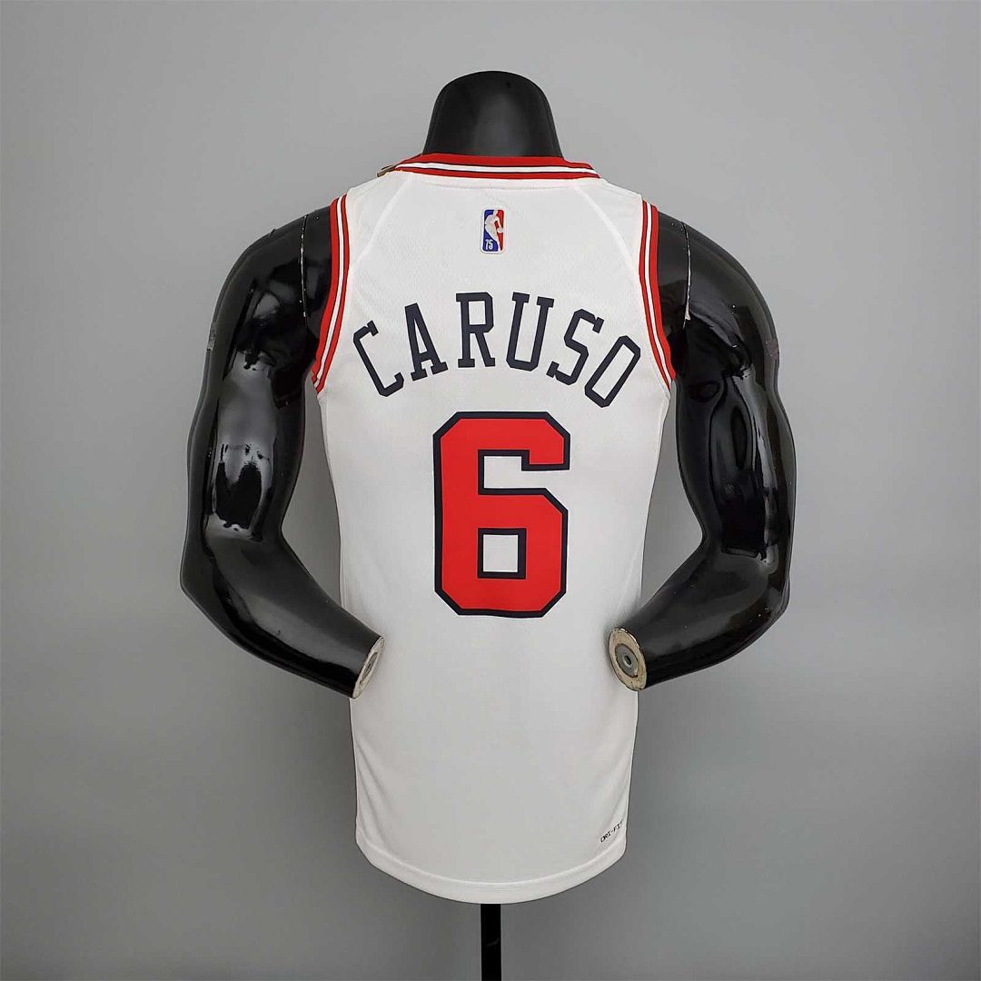 75th Anniversary CARUSO#6 Bulls White 2