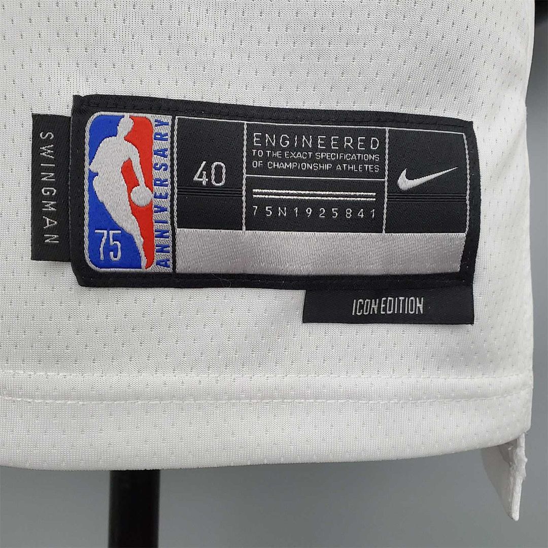 75th Anniversary CARUSO#6 Bulls White 6