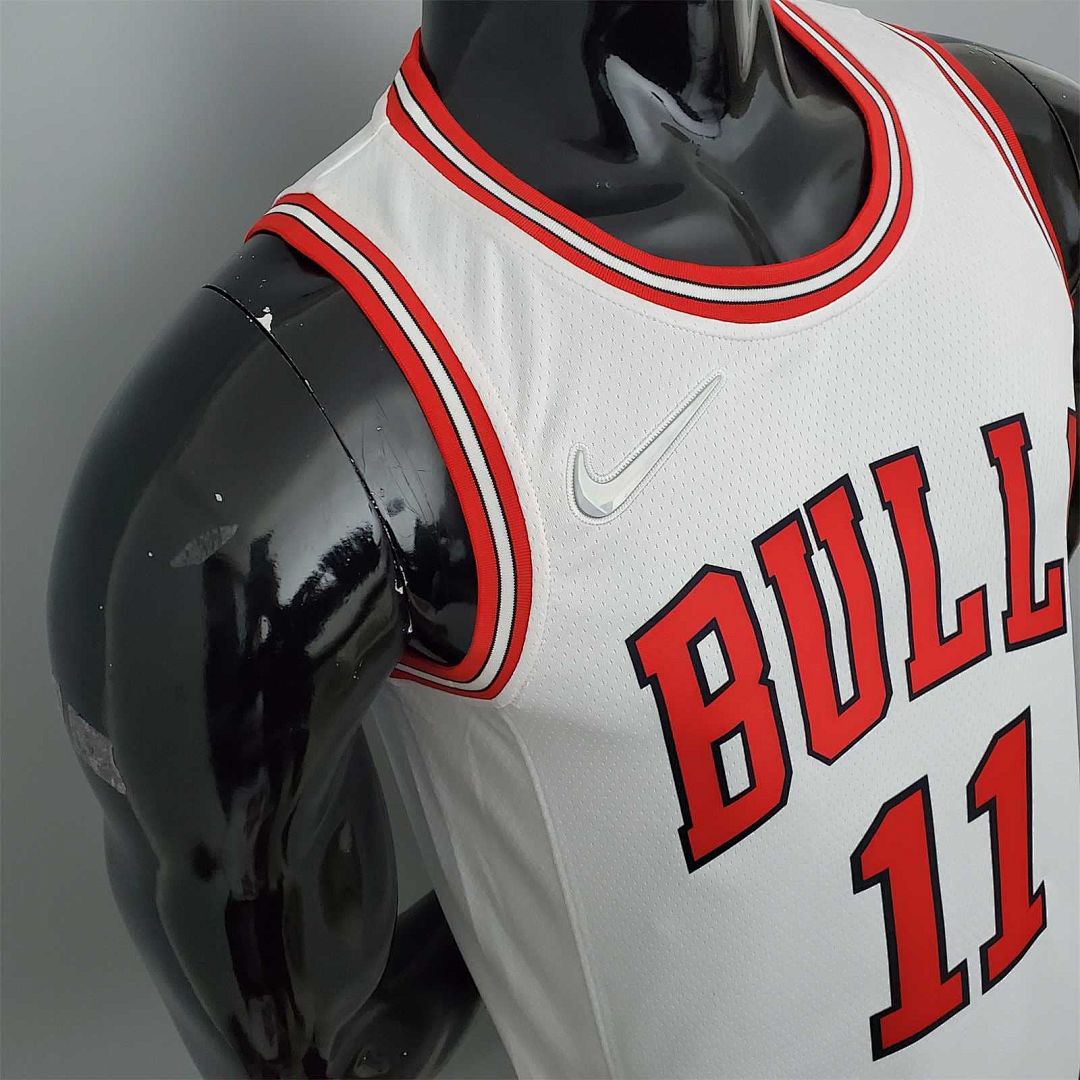 75th Anniversary DeRozan #11 Bulls White 4