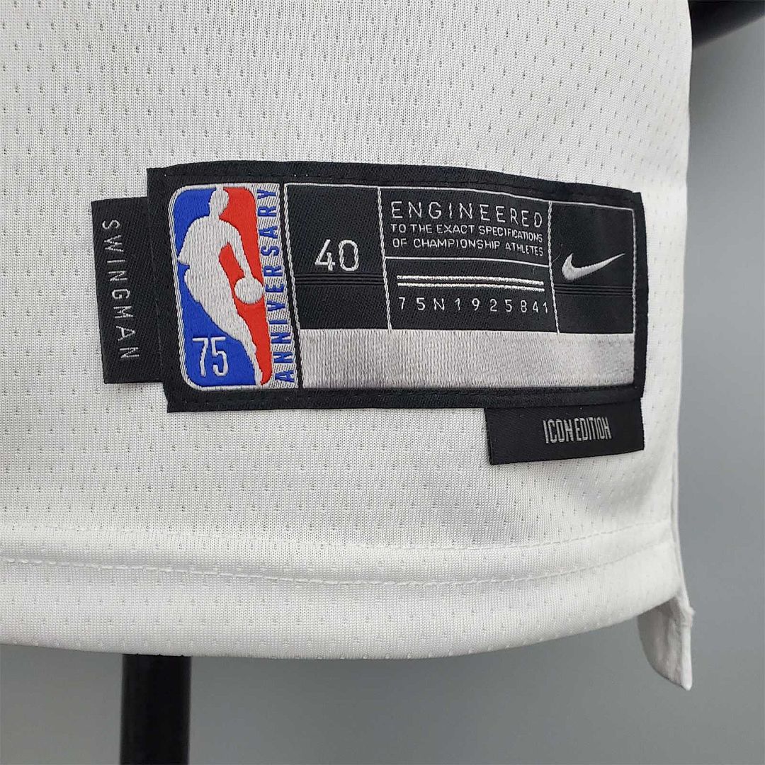 75th Anniversary DeRozan #11 Bulls White 5