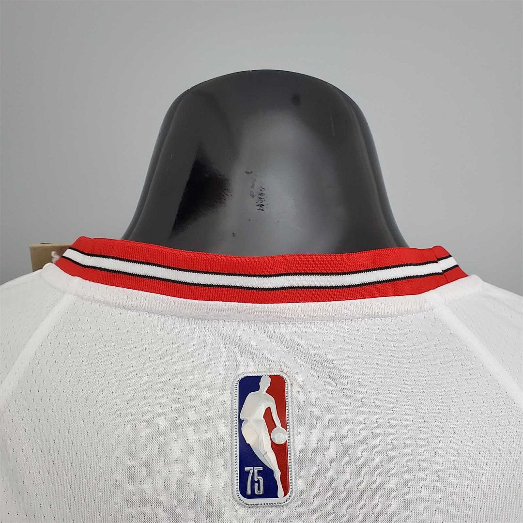 75th Anniversary DeRozan #11 Bulls White 8