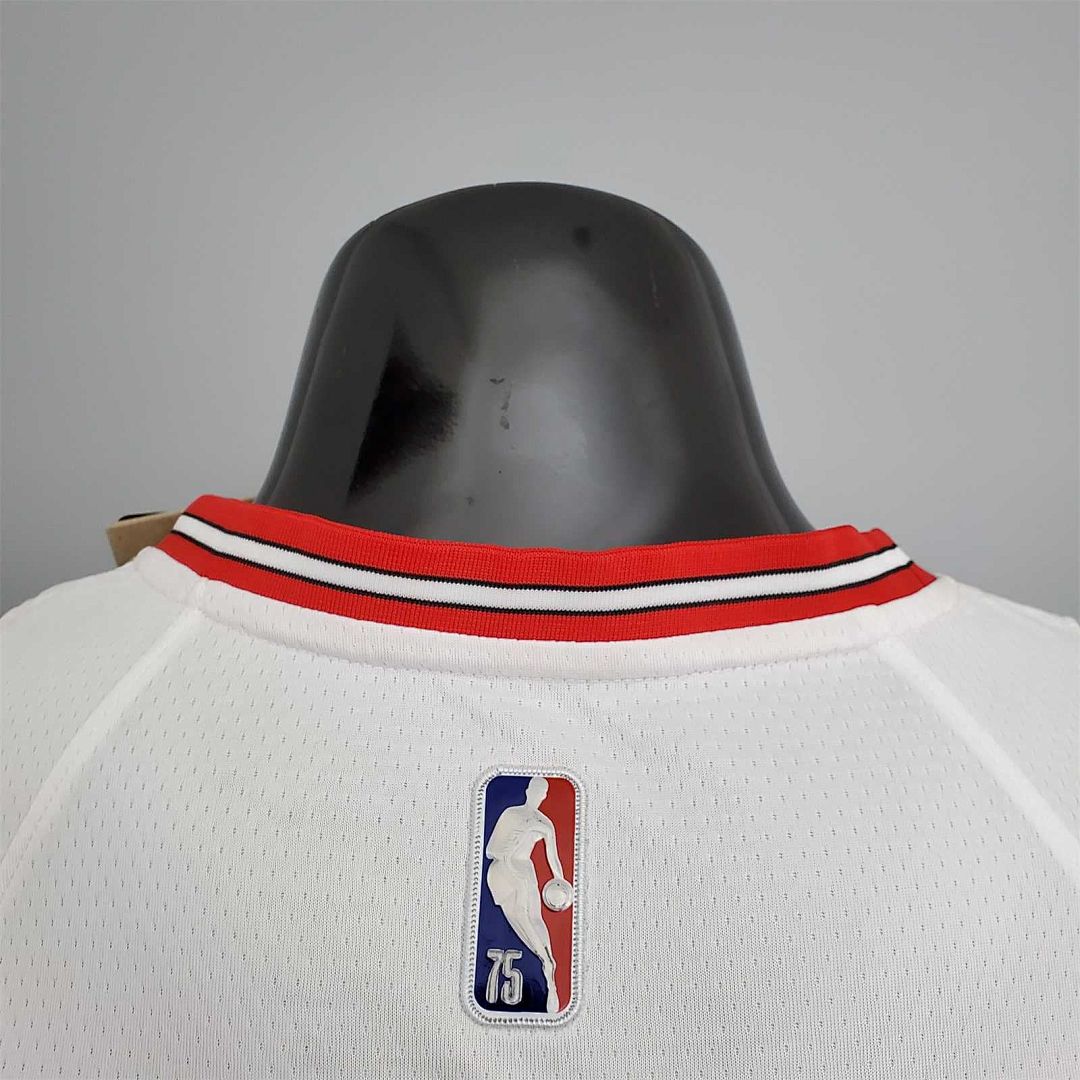 75th aniversario Jordan #23 Bulls blanco 4