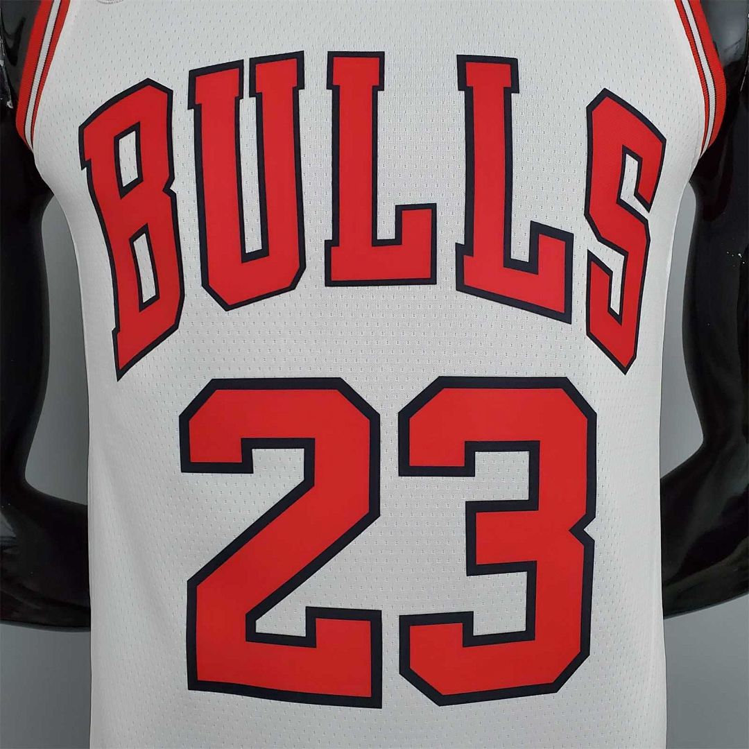 75th aniversario Jordan #23 Bulls blanco 6