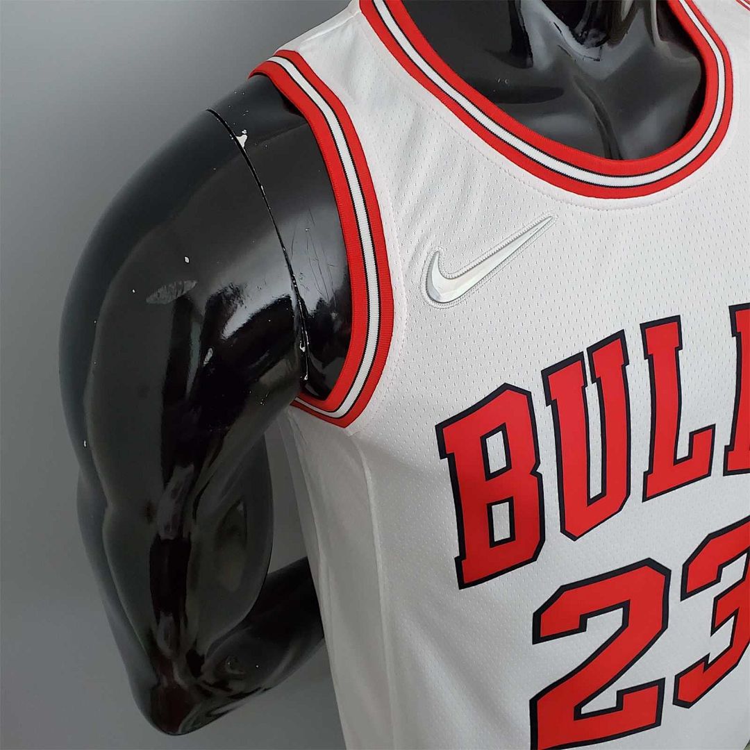 75th aniversario Jordan #23 Bulls blanco 8
