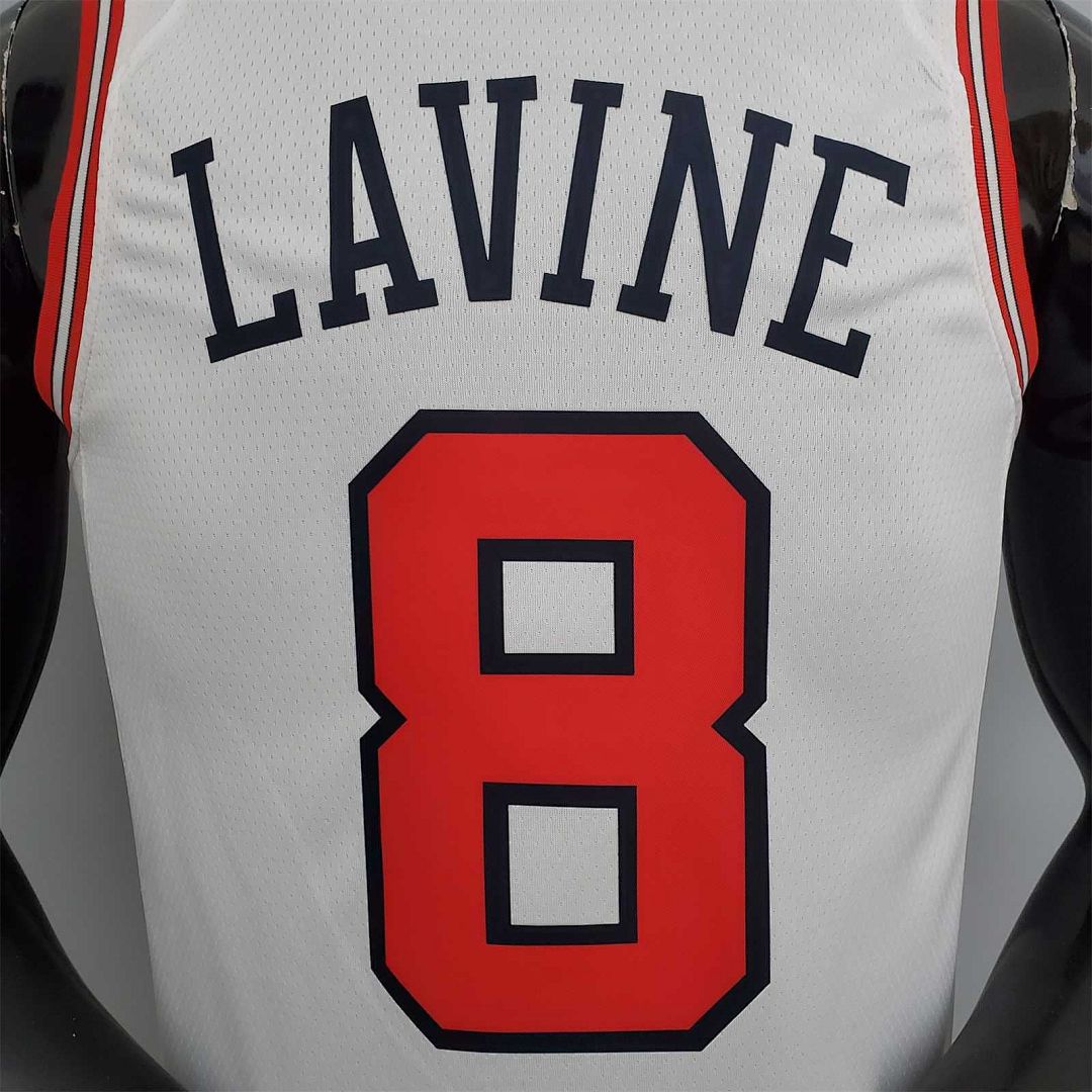 75th Anniversary LaVine #8 Bulls White 4