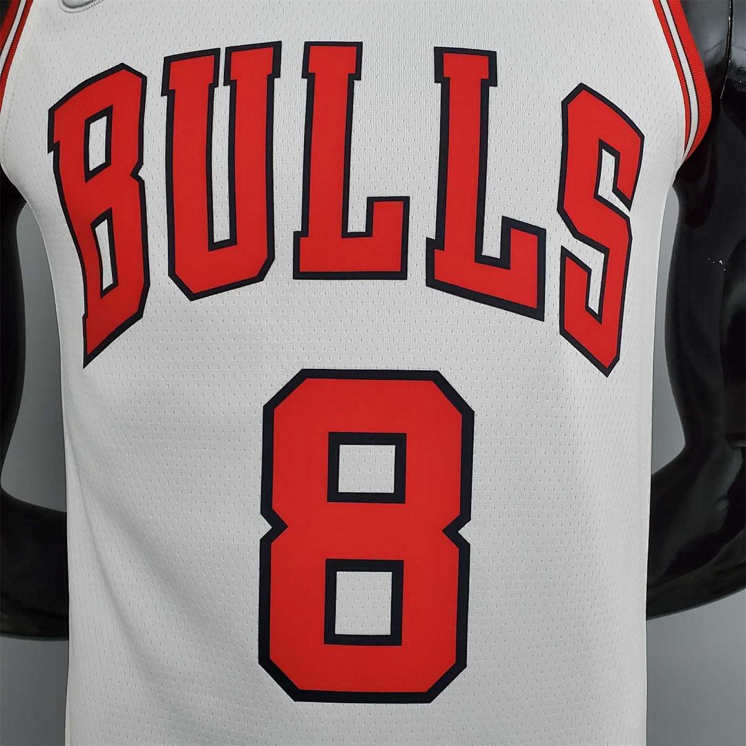 75th Anniversary LaVine #8 Bulls White 5