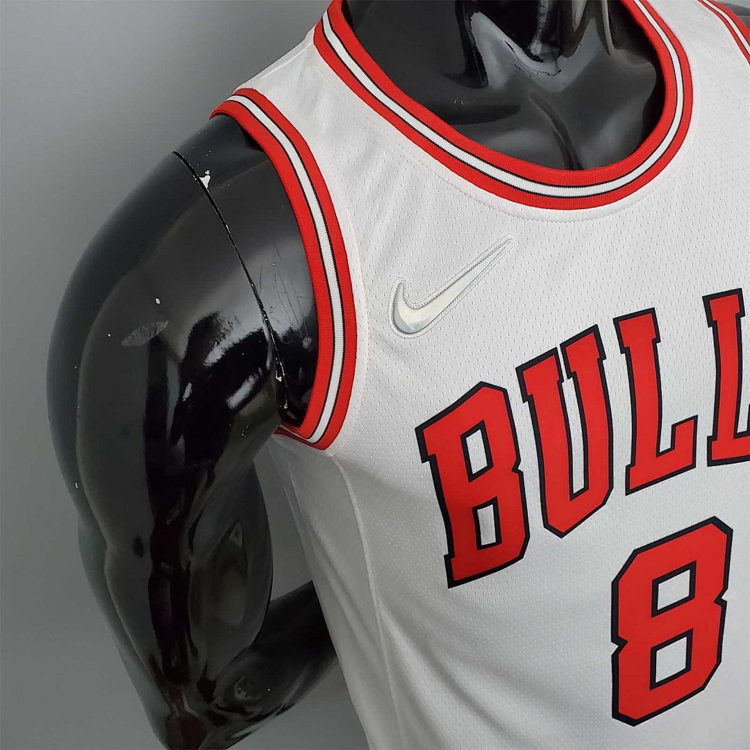 75th Anniversary LaVine #8 Bulls White 6