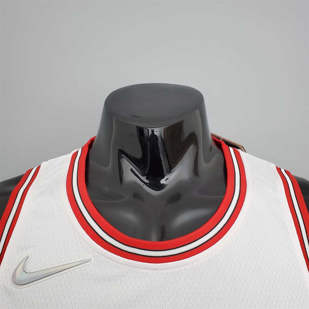 75th Anniversary Pippen #33 Bulls White 7
