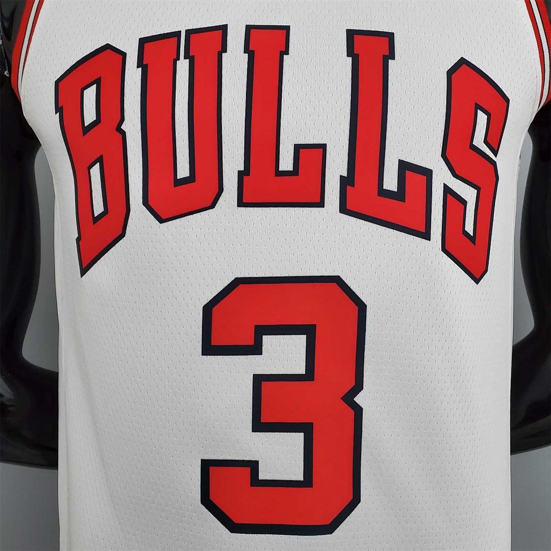 75th Anniversary Wade #3 Bulls White 2