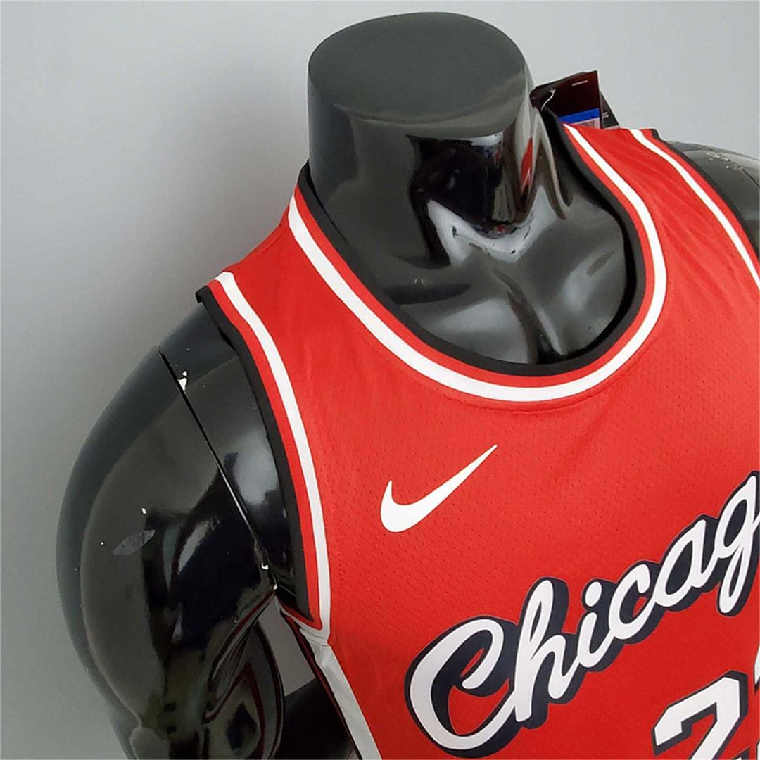 2022 Bulls Jordan #23 City Edition Red 7