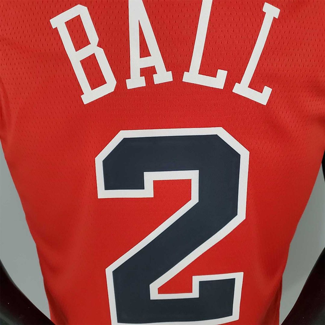 BALL#2 Chicago Bulls Red 7