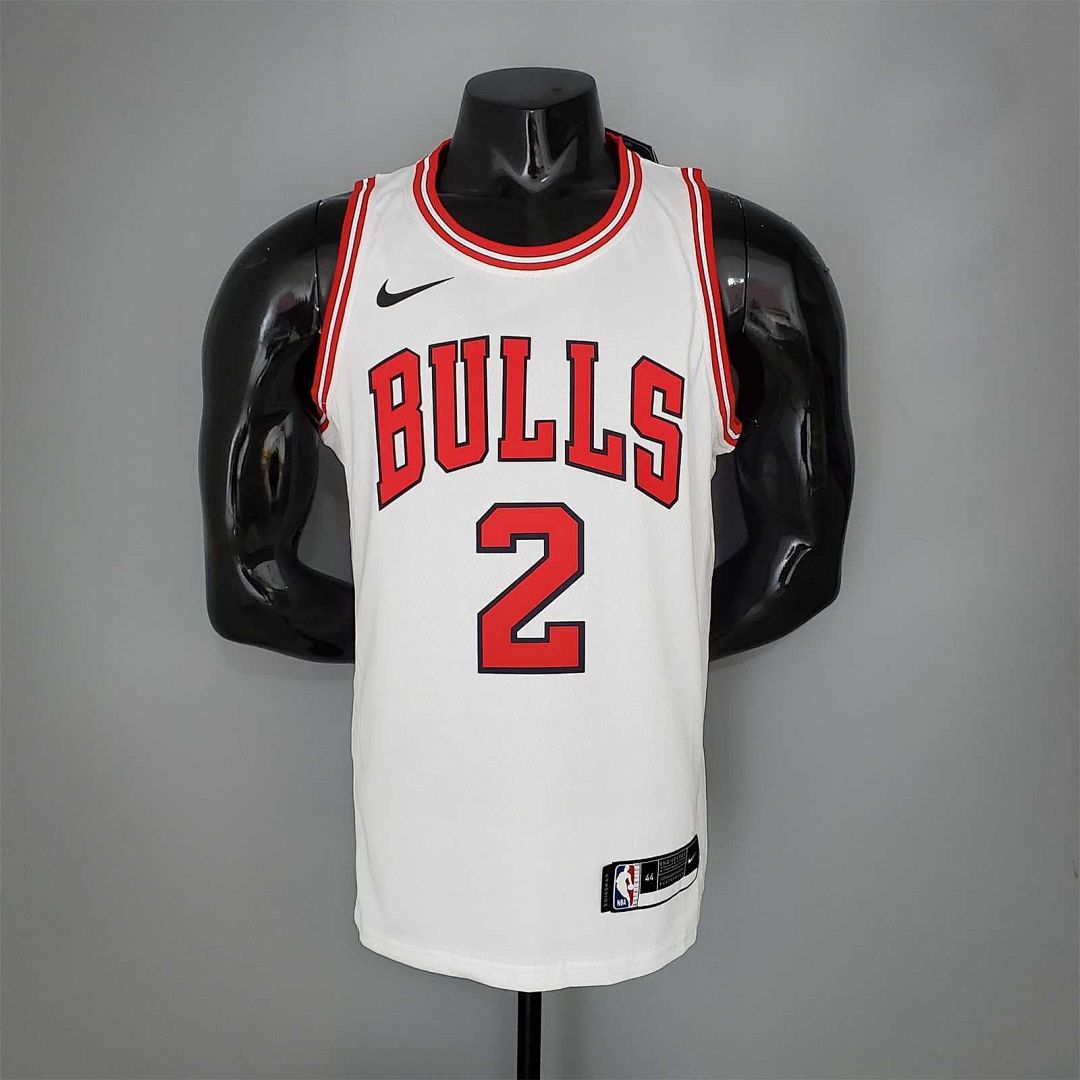 BALL#2 Chicago Bulls white