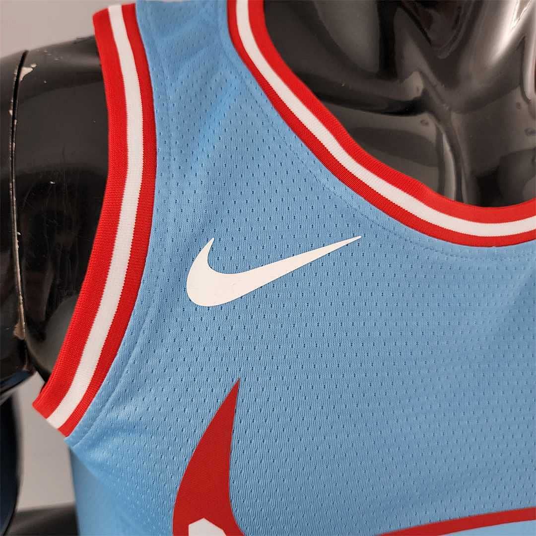 Chicago Bulls BALL#2 Blue NBA Jersey 5