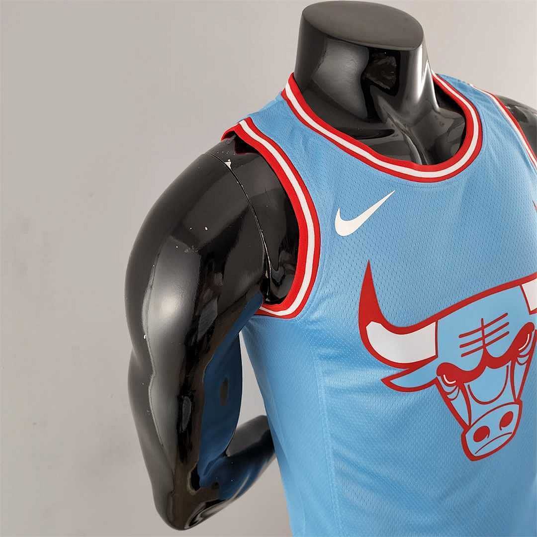 Chicago Bulls BALL#2 Blue NBA Jersey 6