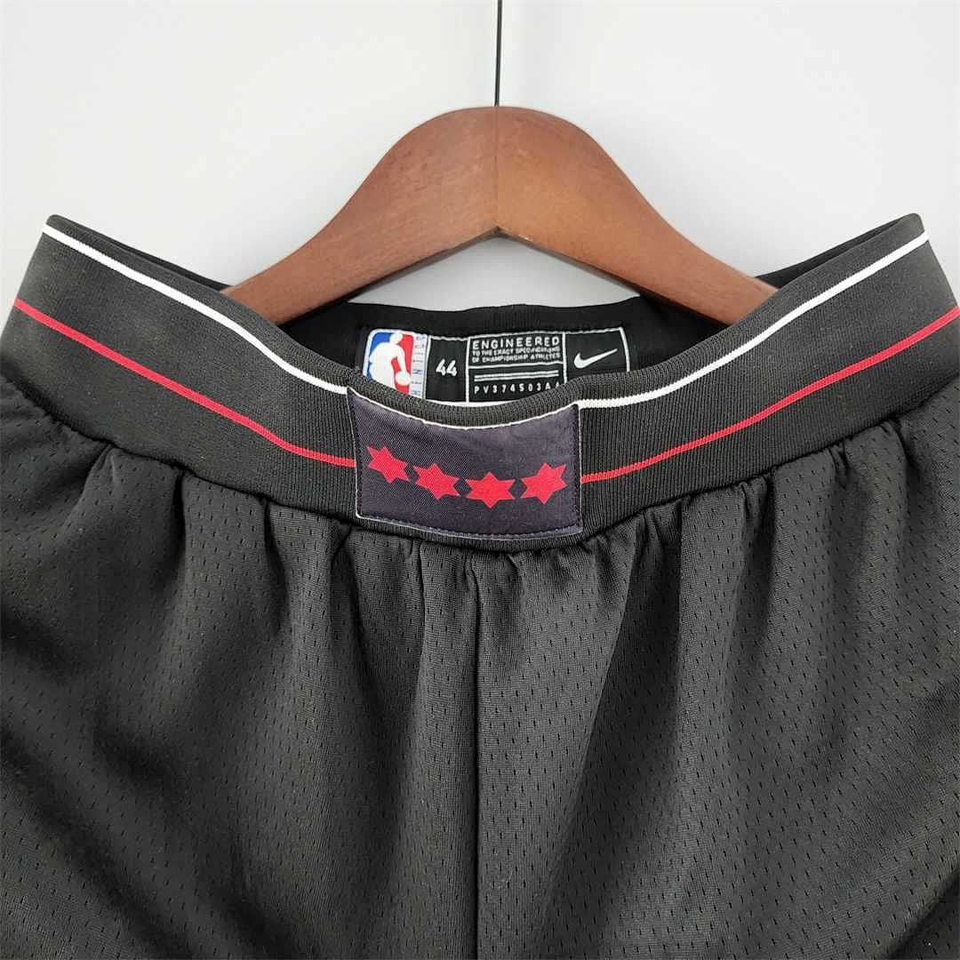 Chicago Bulls black NBA shorts 2