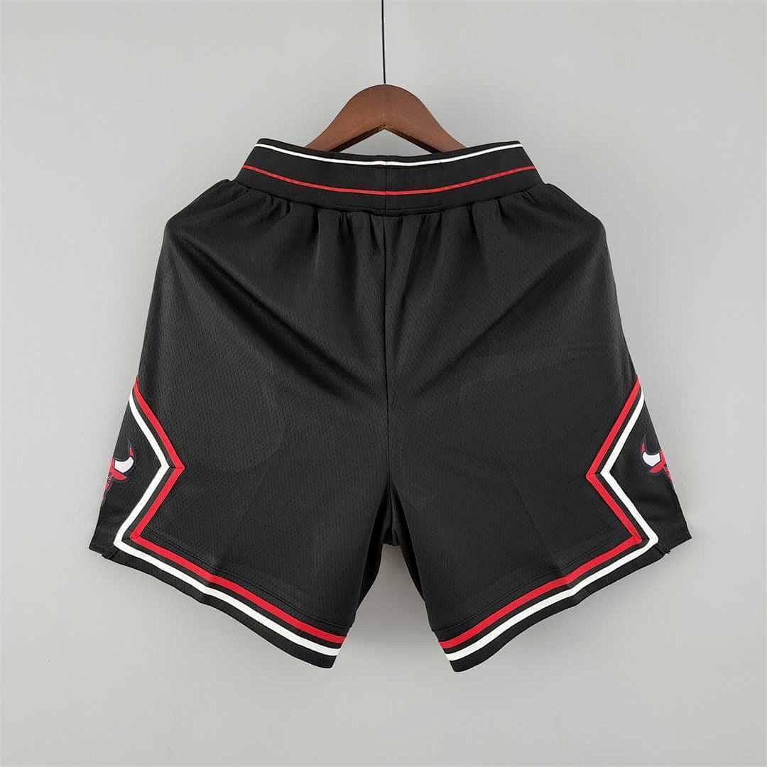Chicago Bulls black NBA shorts 8