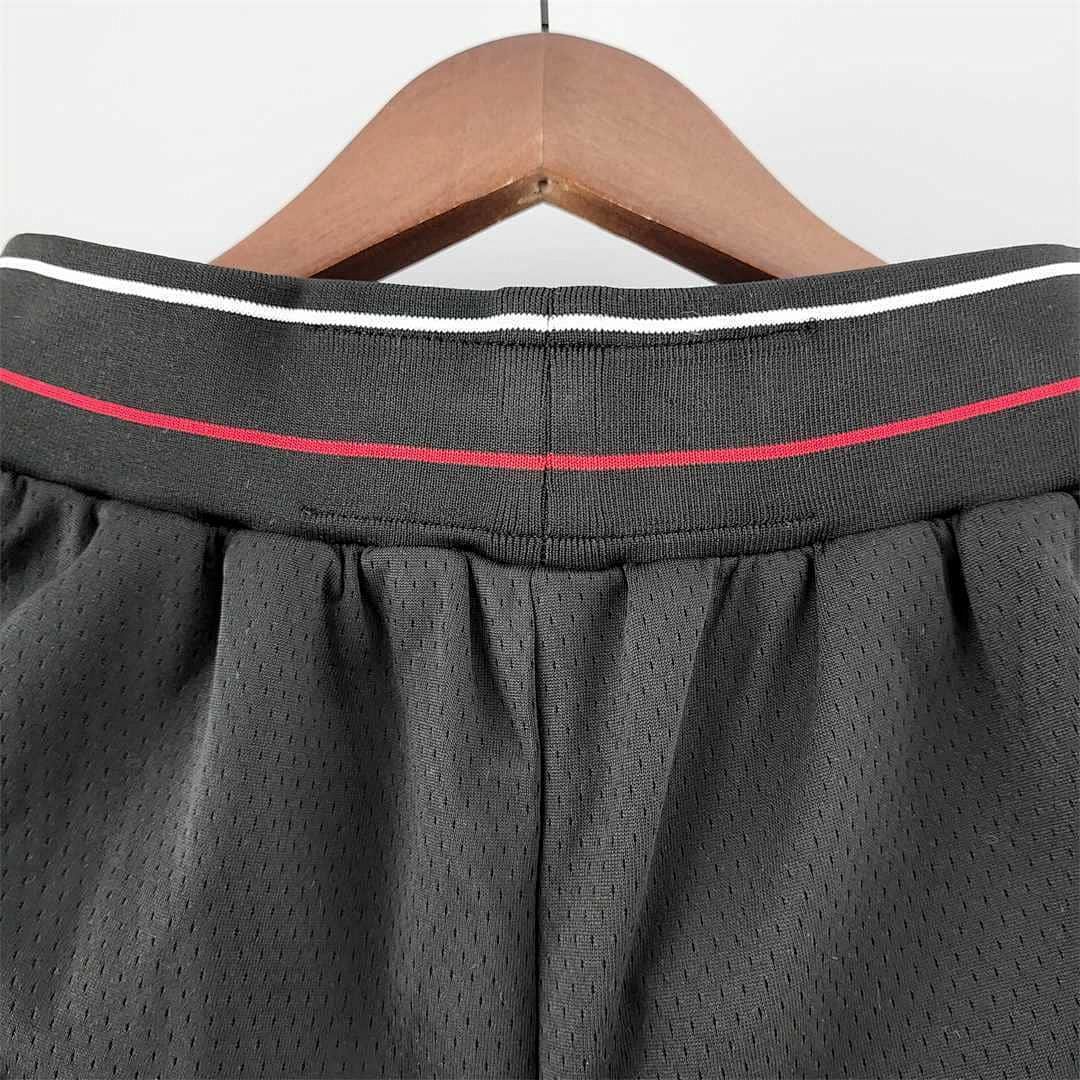 Chicago Bulls black NBA shorts 9