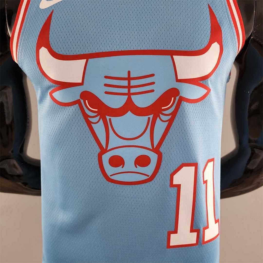 Chicago Bulls DeROZAN #11 Blue NBA Jersey 2