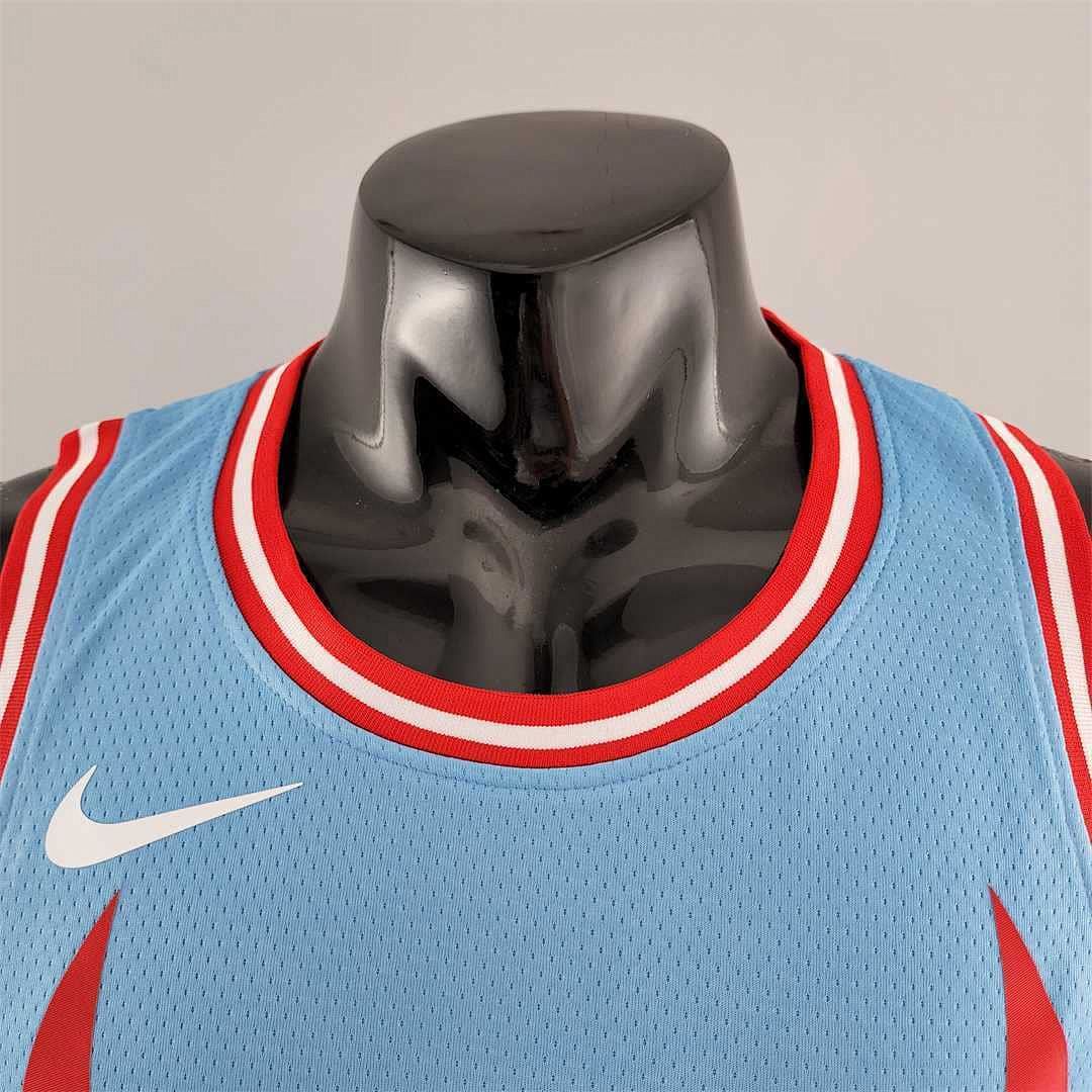 Chicago Bulls DeROZAN #11 Blue NBA Jersey 3