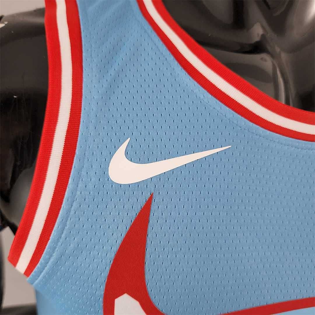 Chicago Bulls DeROZAN #11 Blue NBA Jersey 4