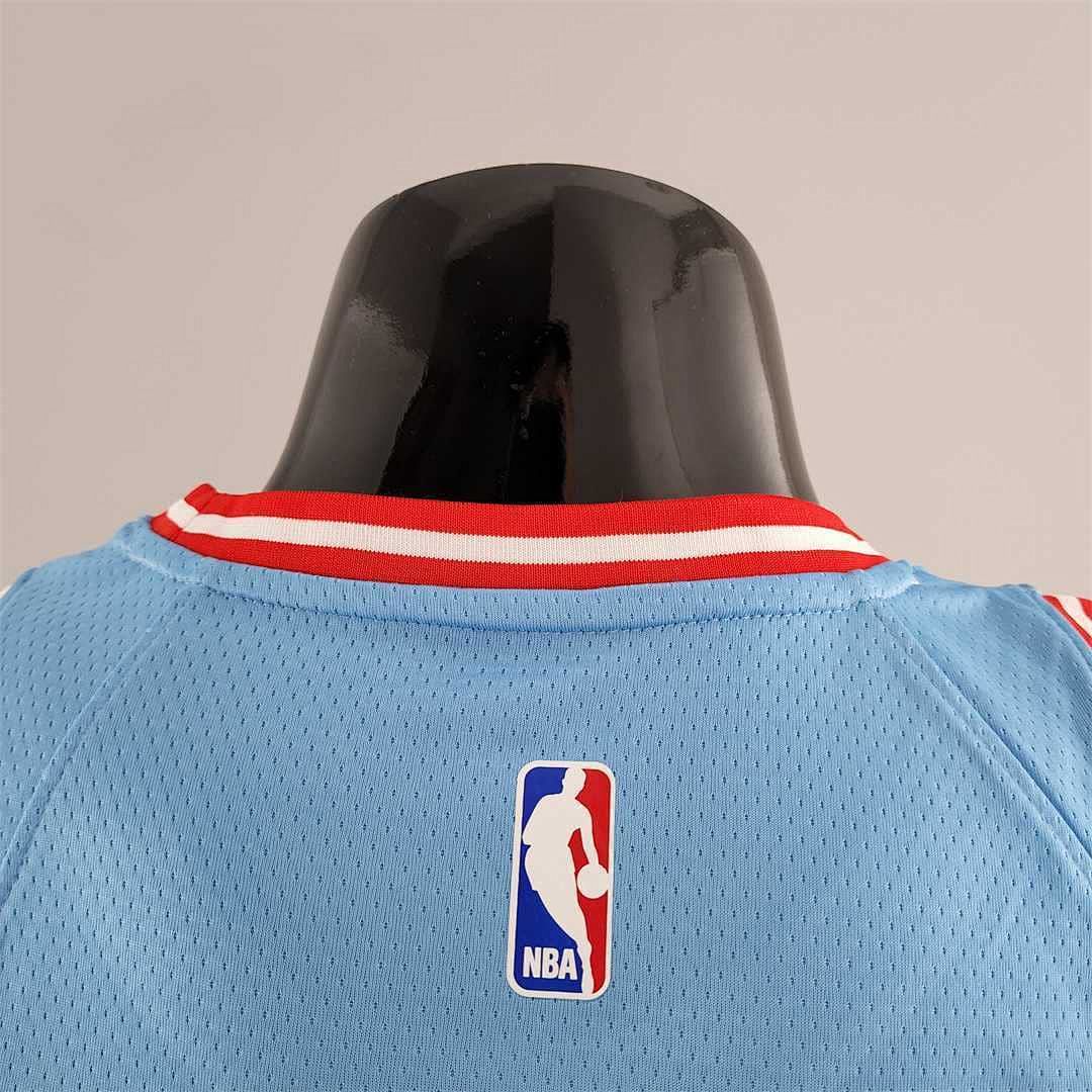 Chicago Bulls JORDAN#23 Blue NBA Jersey 4