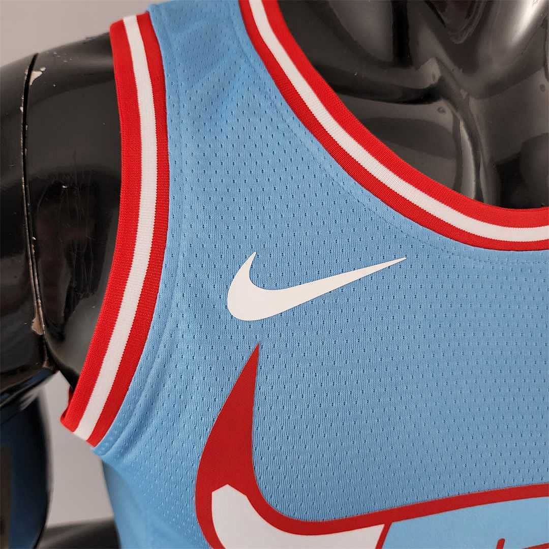 Chicago Bulls LAVINE #8 Blue NBA Jersey 7