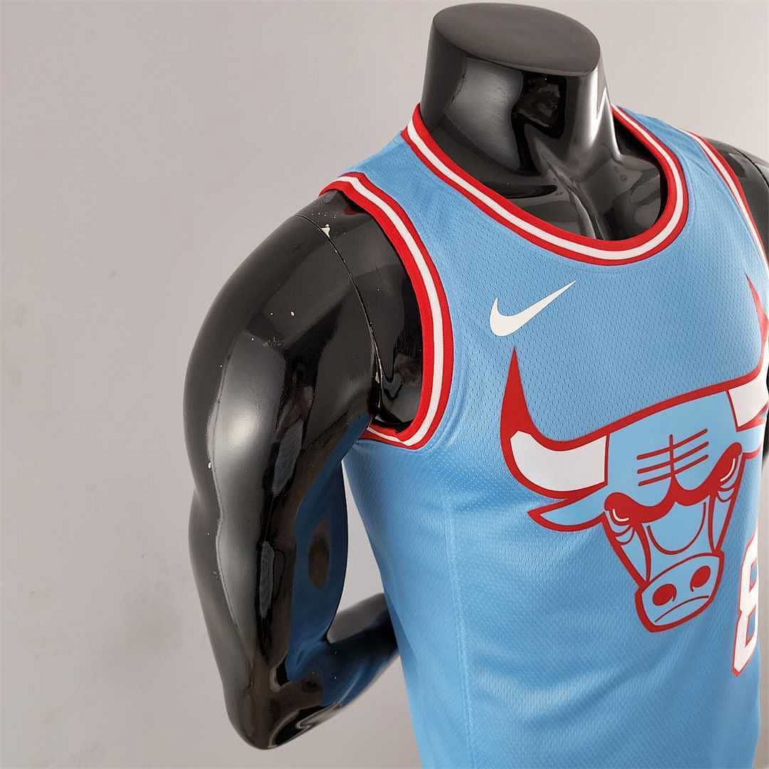 Chicago Bulls LAVINE #8 Blue NBA Jersey 8