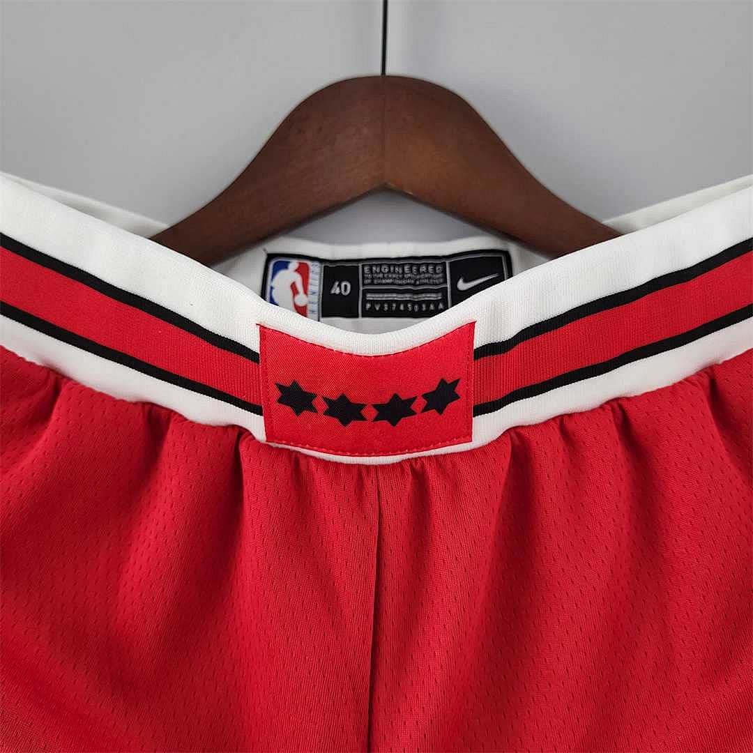 Chicago Bulls red NBA shorts 2