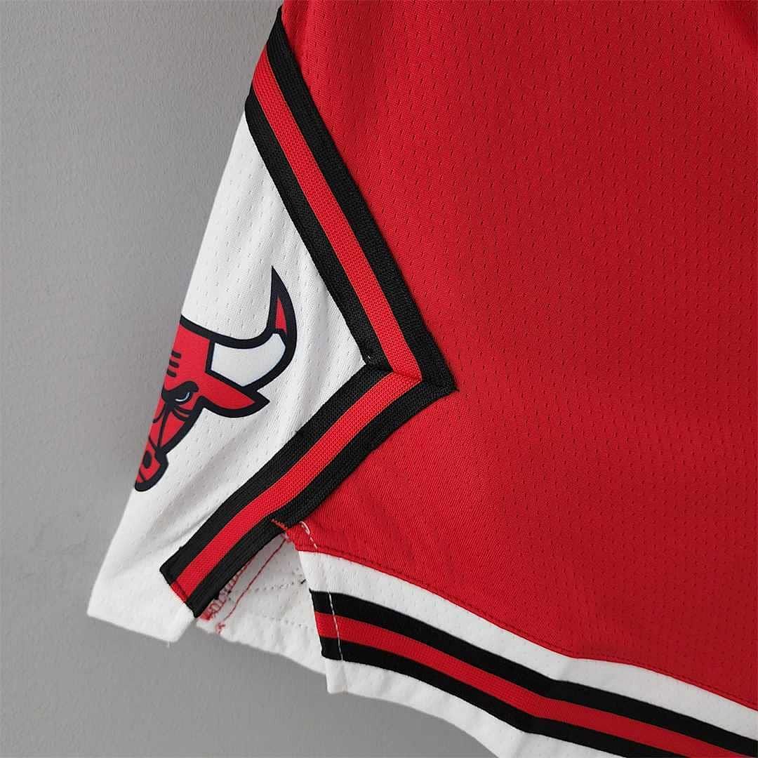 Chicago Bulls red NBA shorts 5