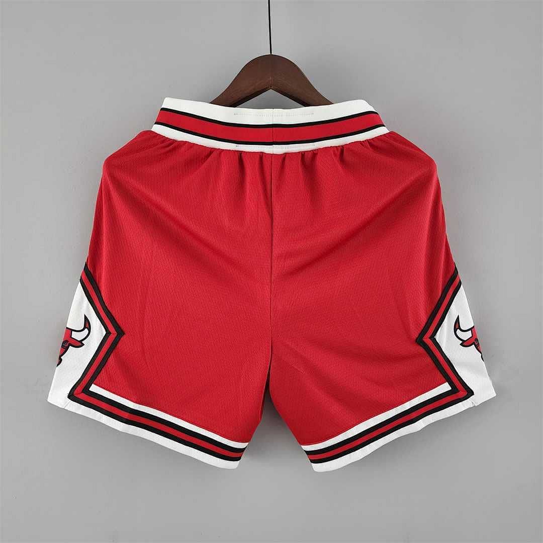 Chicago Bulls red NBA shorts 8