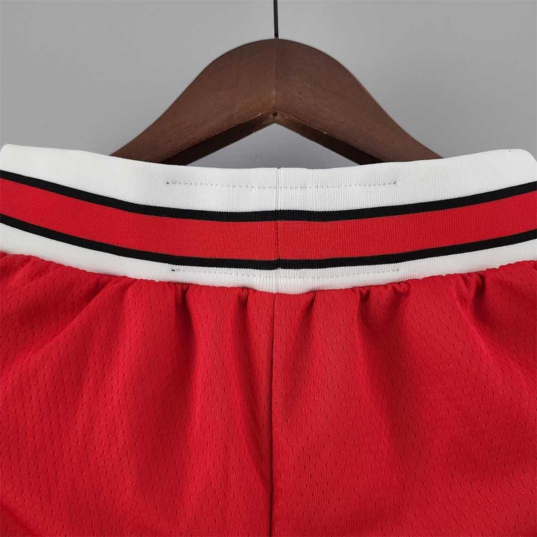 Chicago Bulls red NBA shorts 9