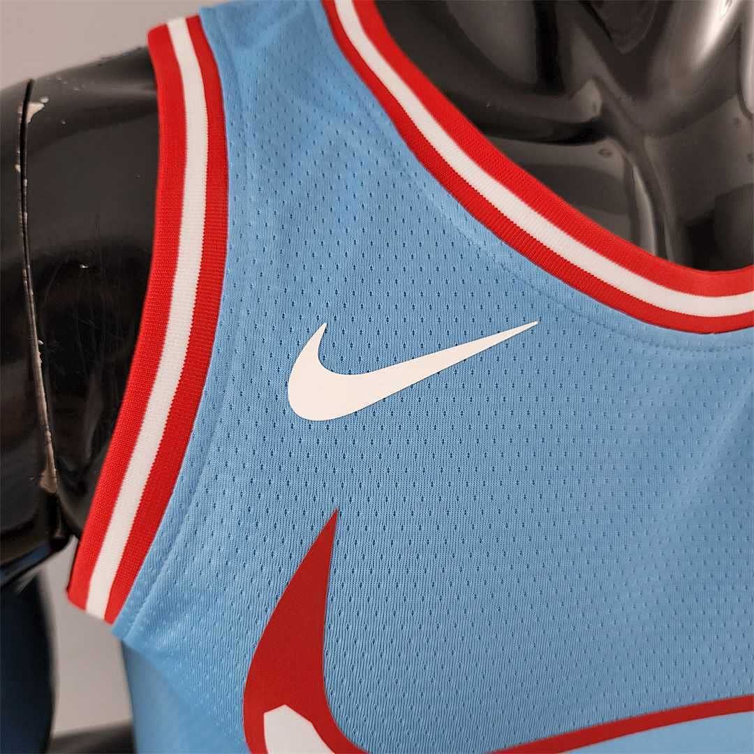 Chicago Bulls ROSE#1 Blue NBA Jersey 7