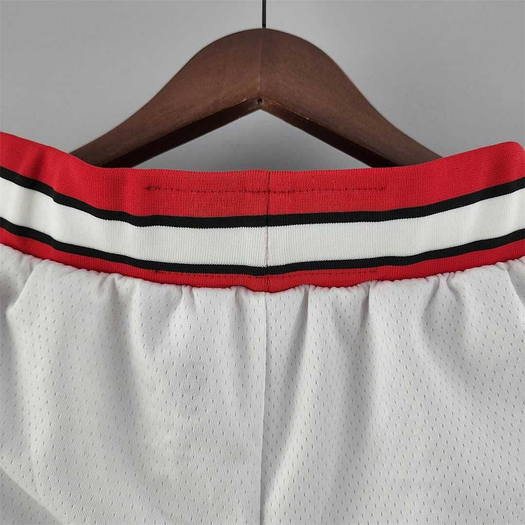 Chicago Bulls white NBA shorts 9