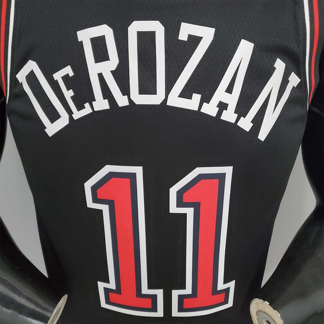 DeROZAN#11 Chicago Bulls black 2