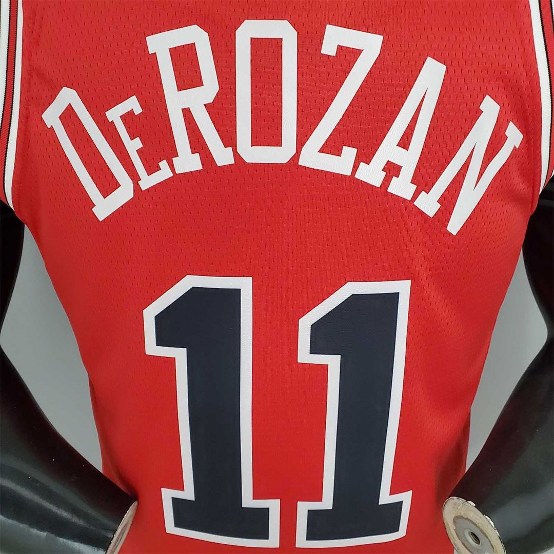 DeROZAN#11 Chicago Bulls Red 7