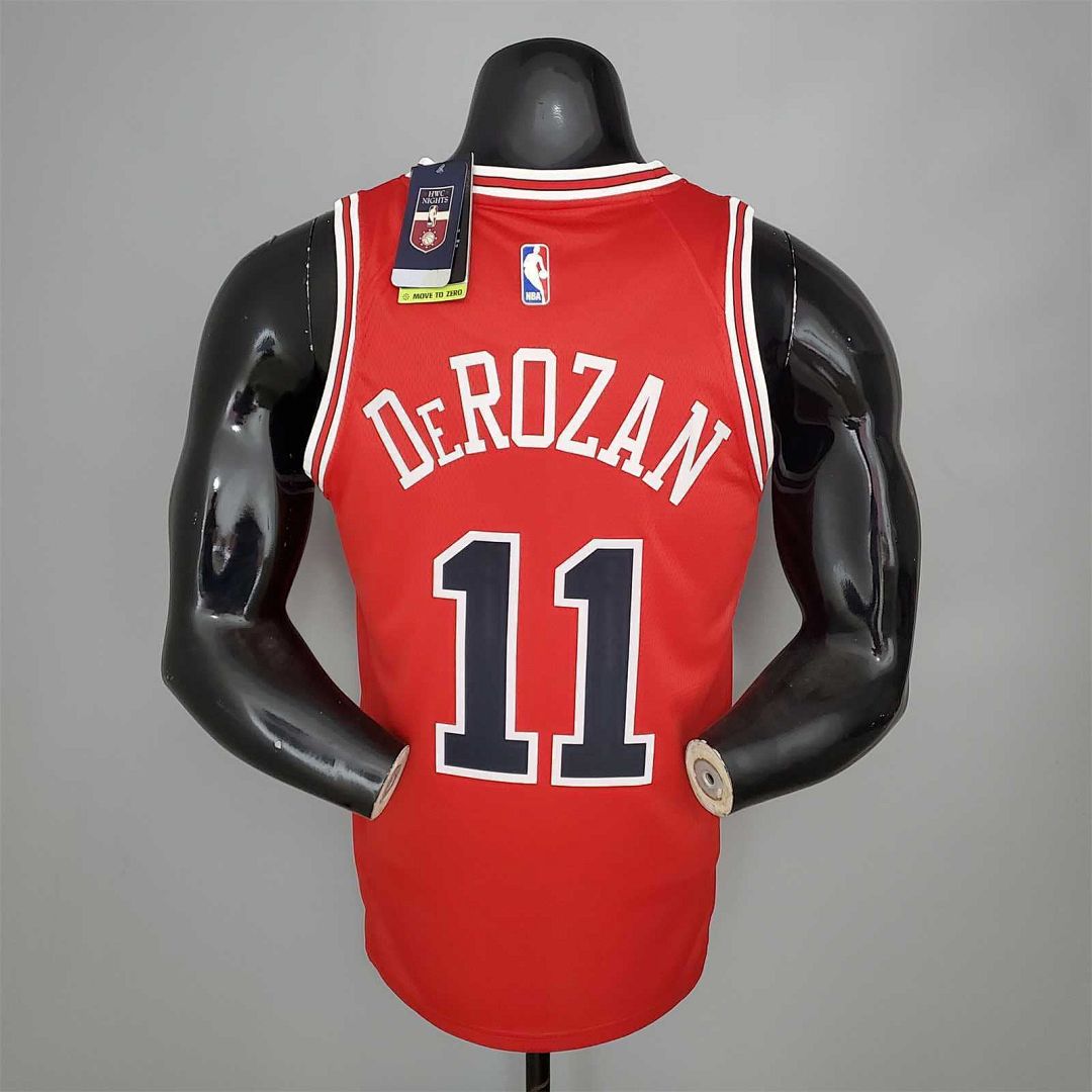 DeROZAN#11 Chicago Bulls Red 8