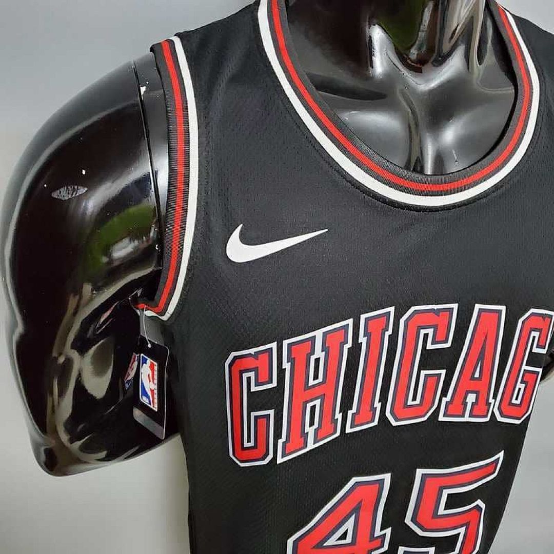 JDRDAN#45 Chicago Bulls Black 5
