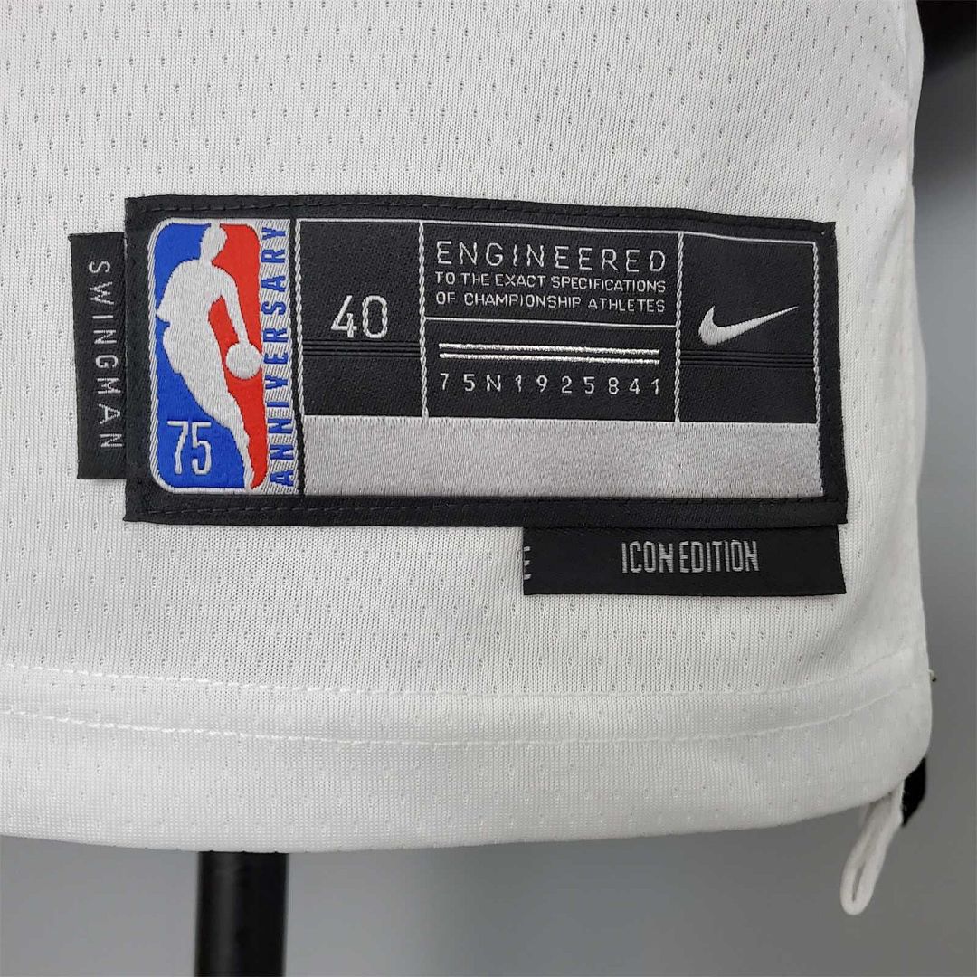 75th Anniversary ALDRIDGE#21 Nets White 9