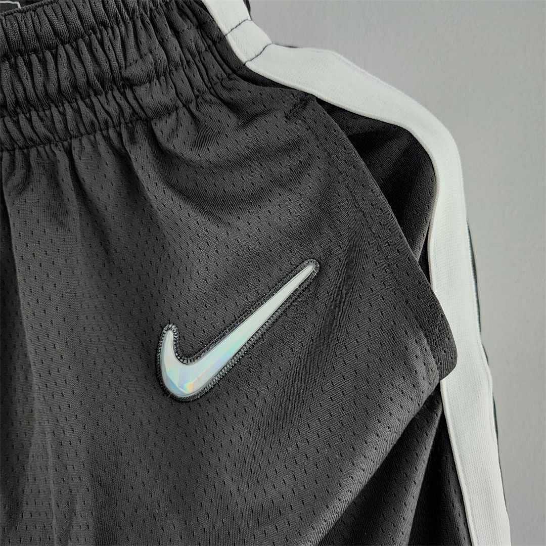 75th Anniversary Brooklyn Nets NBA Shorts Black 4