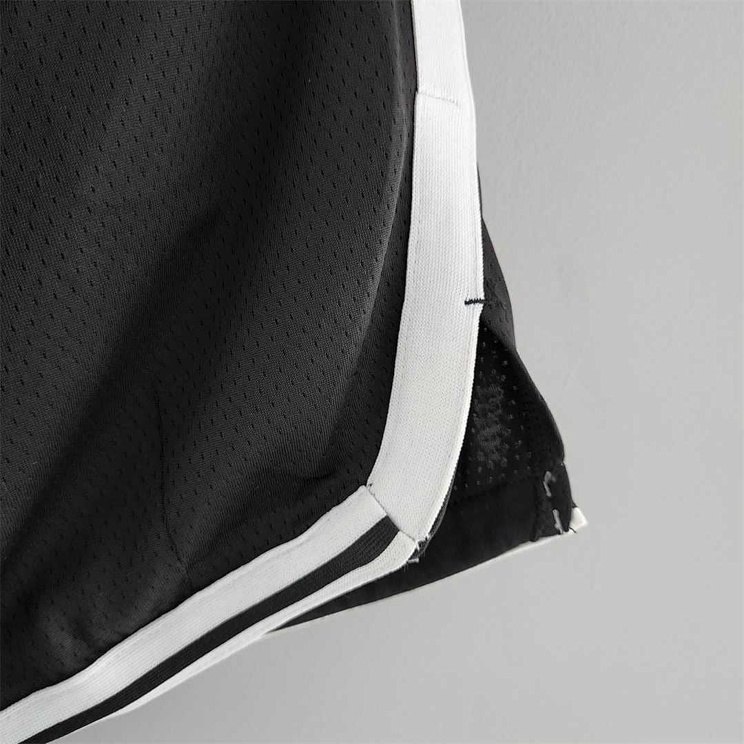 75th Anniversary Brooklyn Nets NBA Shorts Black 6